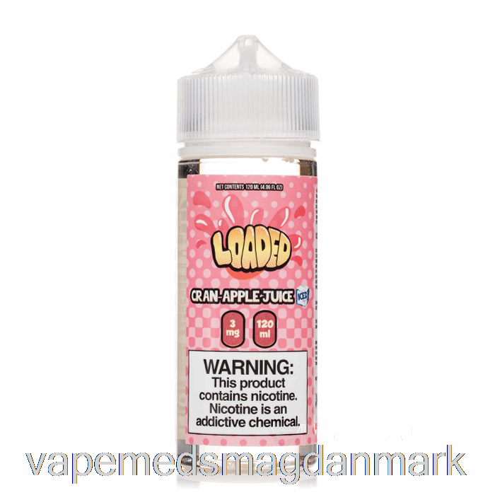 Engangs Vape Danmark Iced Cran æble - Fyldt E-væske - Hensynsløs - 120ml 0mg